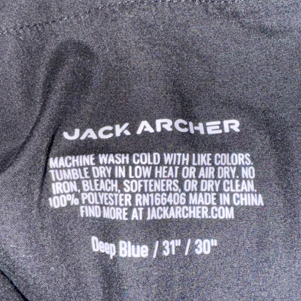Men's jack archer deep blue Pants size 31,30 - Picture 2 of 3
